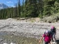 One of the many creek crossings on Cougar Creek at the beginning of the route.