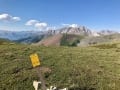 The Banff National Park boundary is right on the ridge!