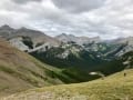 Summiting Exshaw Pass.