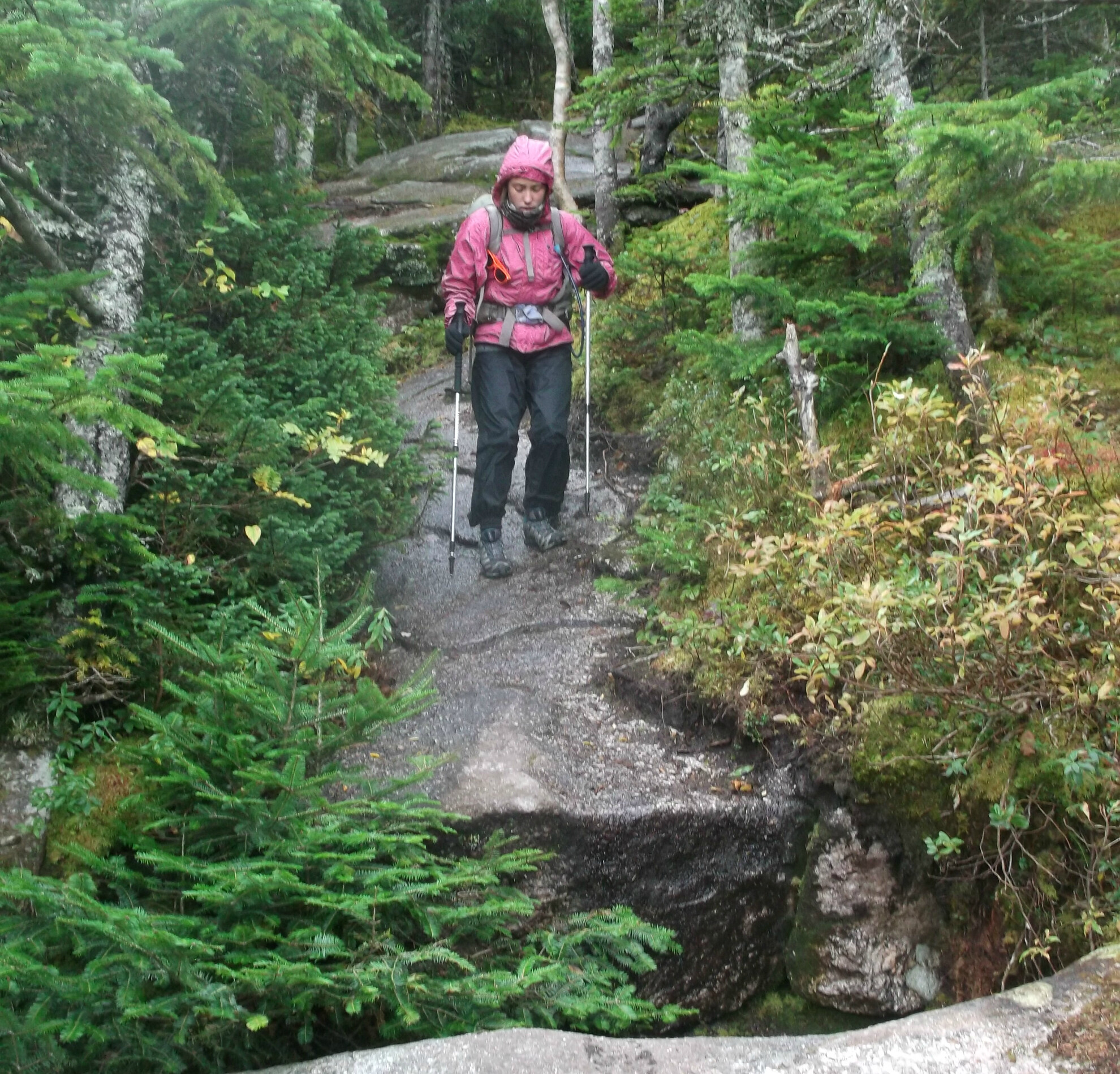 waterproof rain pants hiking in fall autumn season