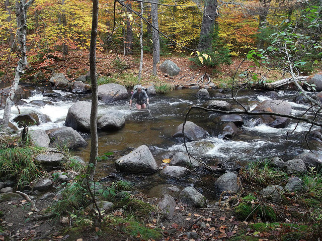 Fording River in Maine