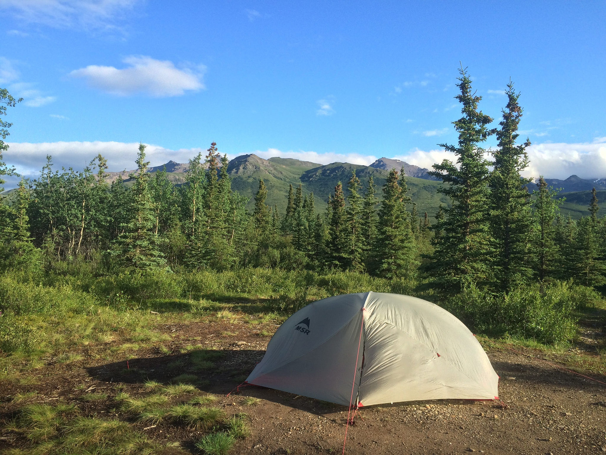 msr carbon reflex 2 tent in alaska