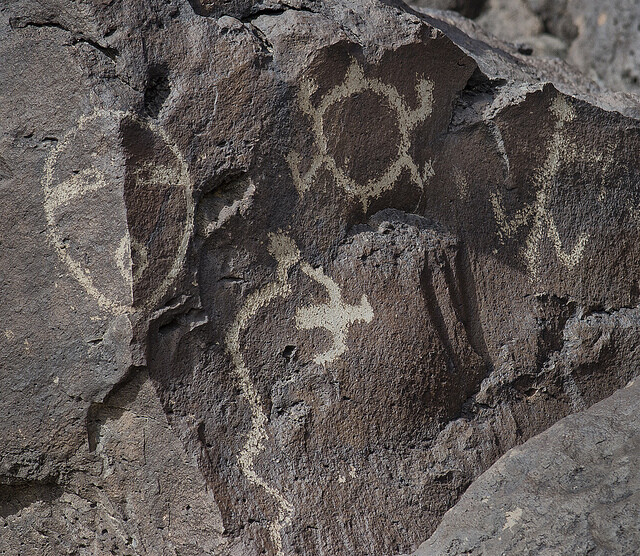 Petroglyphs at Petroglyph National Monument