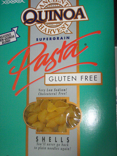 quinoa pasta box