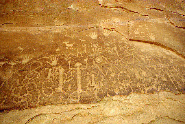 Rock Art along Petroglyph Point Trail by Adam Baker