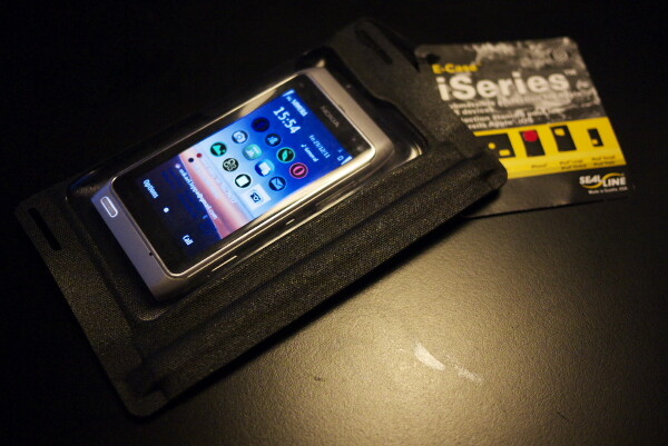 waterproof envelope pouch for electronic backpacker traveler or hiker
