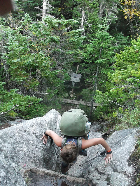 climbing rocks with ploes