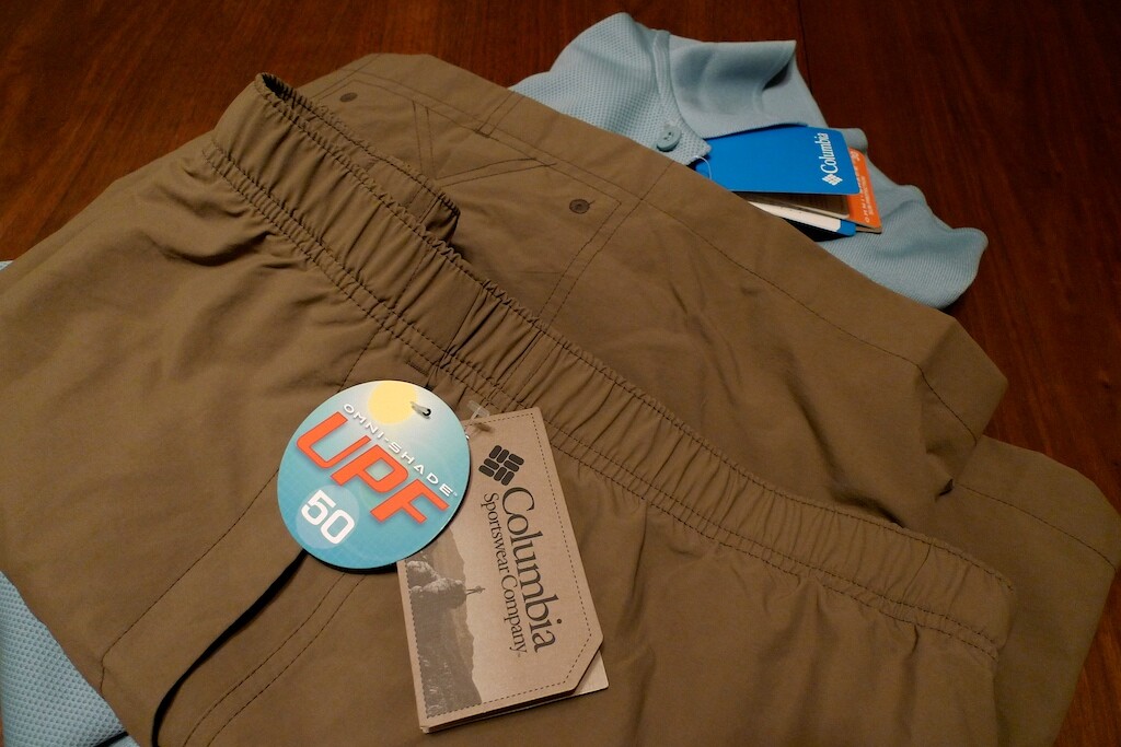 Columbia Omni Shade - shorts with sun protection. Image from Cliff Hutson via Flickr. 