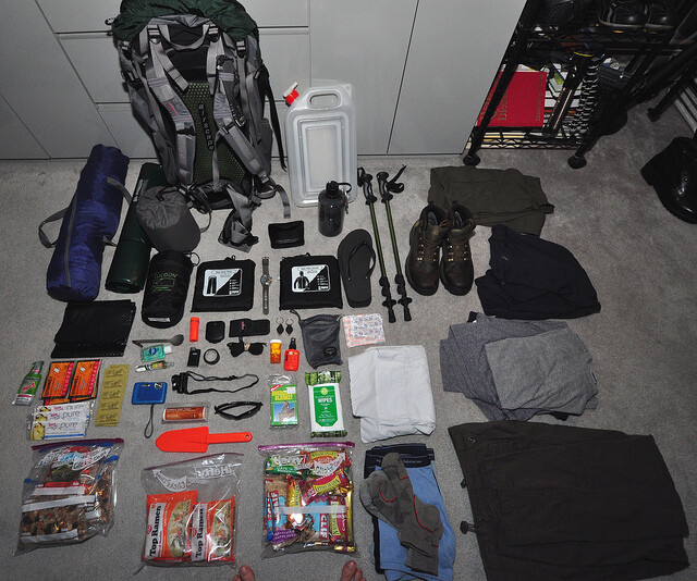 organizing your pack