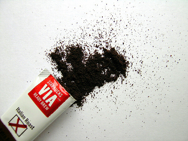 starbucks via instant coffee packet