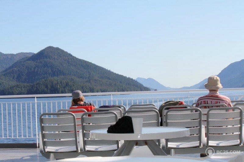 view from the rear deck