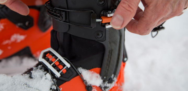 Arc'teryx ski boot buckle.