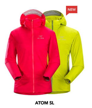 Arc'teryx Atom SL hoody - mens and womens