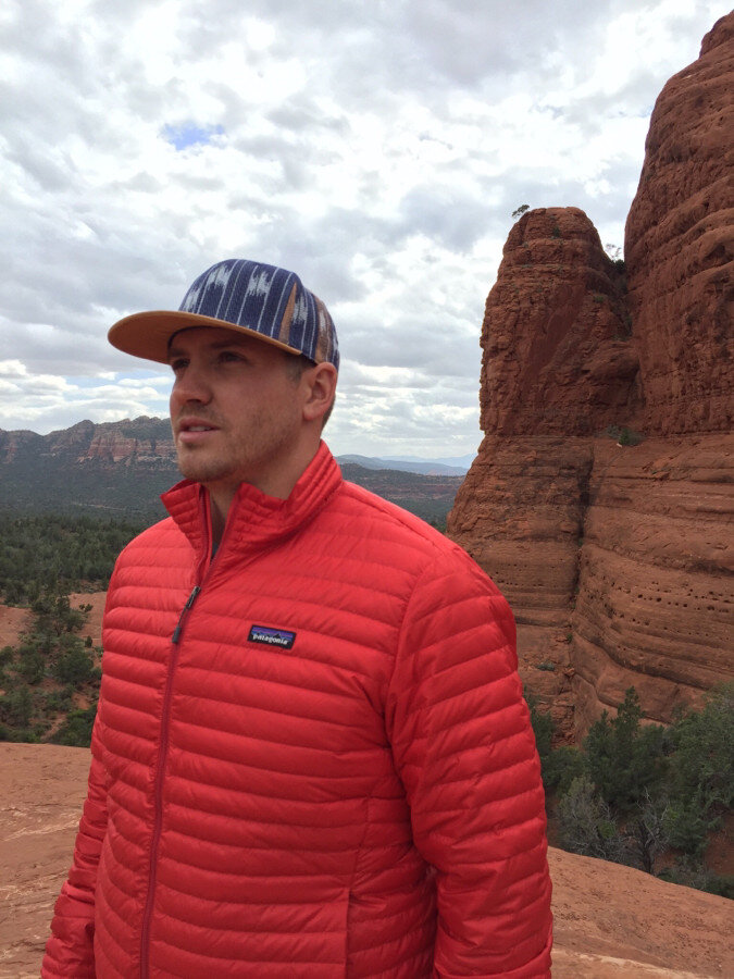 Patagonia Down Sweater in Turkish Red. Image from Backcountry.com