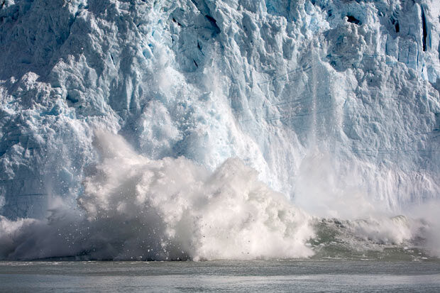 Glacier the size of Manhattan breaks off in Greenland