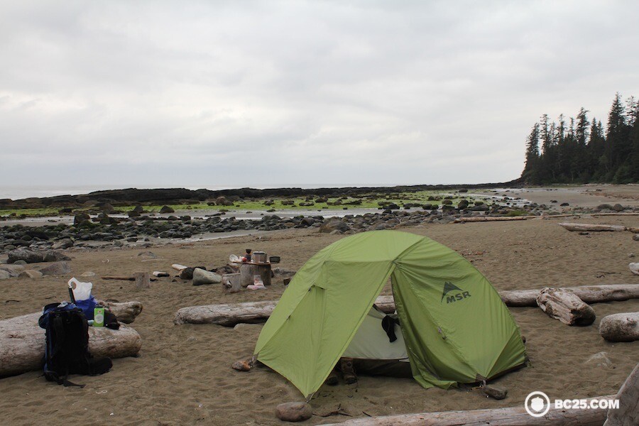 cooking and camping in the backcountry