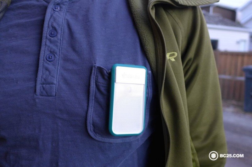 The lantern is also clippable, which means you can wear without blinding people like you would with a headlamp. 