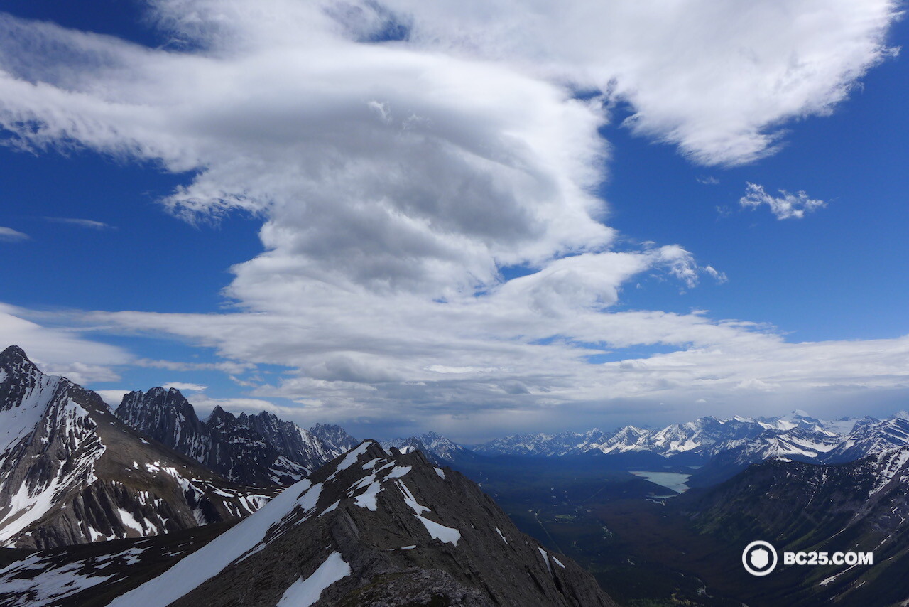 thunderstorm in the moutains