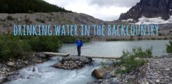 Drinking untreated water in the backcountry