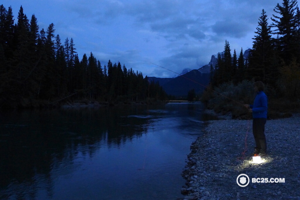 fly fishing by lantern light bc25