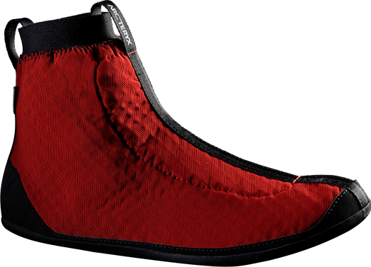 The inner liner from the hiking boot shown. Note there is no tongue on these shoes. Image from the Arc'teryx website.