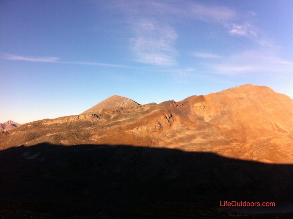 Sunset on the Jasper Skyline trail.
