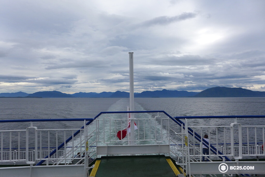 leaving prince rupert bc ferries bc25 photo