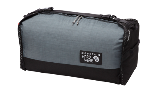 Mountain Hardwear OutDry duffel bag in Graphite.