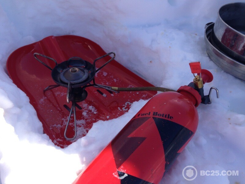 msr whisperlite stove - winter use