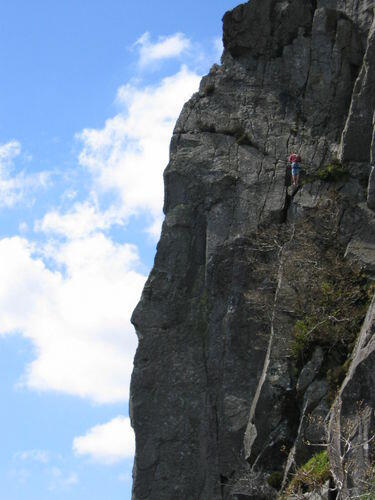 Video of Gear popping Trad Climbing fall