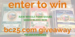 Enter to Win Raw Whole Food Shake Mixed Blend Box (21 Pouches)