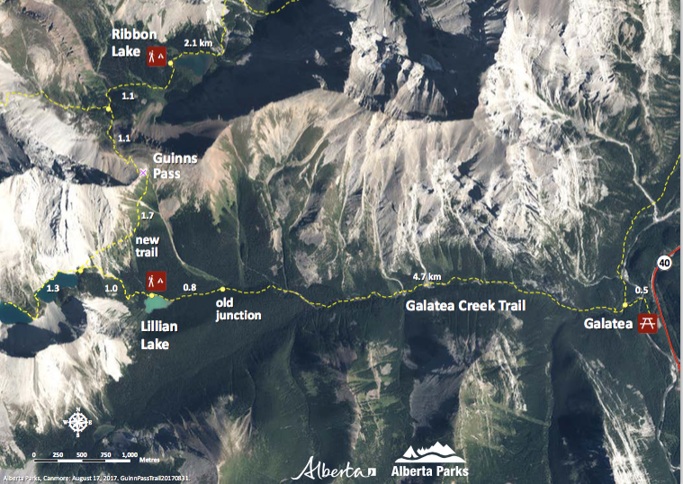 spray valley guinns pass galatea alberta parks map