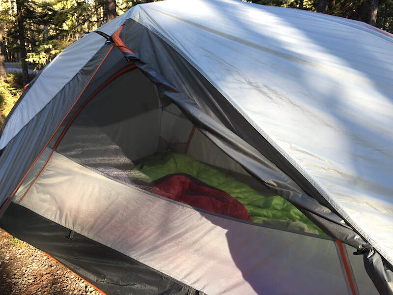 tent body and bags mats