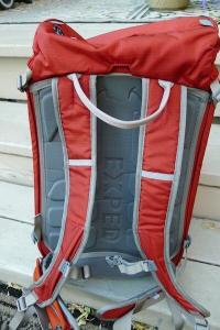 exped 30 L backpack - back